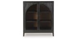 Armenleigh Black/Brown Accent Cabinet by Ashley at Eve Furniture