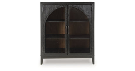 Armenleigh Black/Brown Accent Cabinet by Ashley at Eve Furniture