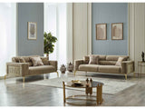 Armoni 3-pieces (Sofa & Loveseat & Chair) Livingroom Set in Beige
