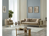 Armoni 3-pieces (Sofa & Loveseat & Chair) Livingroom Set in Beige
