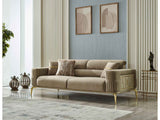 Armoni 3-pieces (Sofa & Loveseat & Chair) Livingroom Set in Beige
