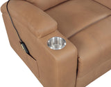 Armstrong Camel Upholstered Power Lift Massage Recliner by Coaster at Eve Furniture