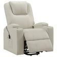 Armstrong Ivory Upholstered Power Lift Massage Recliner by Coaster at Eve Furniture