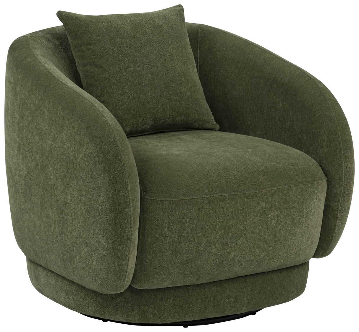 Arnaud Green Chenille Upholstered Swivel Accent Chair by Coaster at Eve Furniture