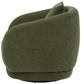 Arnaud Green Chenille Upholstered Swivel Accent Chair by Coaster at Eve Furniture