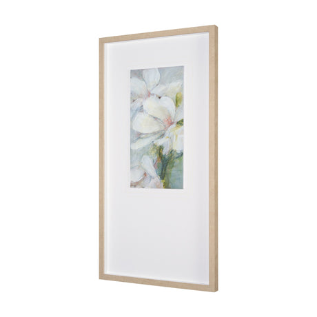 Aromatic Magnolia by Mercana Studio a Hand Embellished Framed Art Print Matted under Glass by Mercana at Eve Furniture