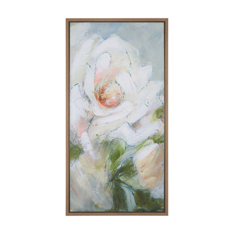 Aromatic Rose by Mercana Studio a Hand Embellished Textured Framed Canvas by Mercana at Eve Furniture