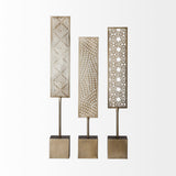 Arondale (Set of 3) 4L x 12W Gold Cutout Decorative Objects by Mercana at Eve Furniture