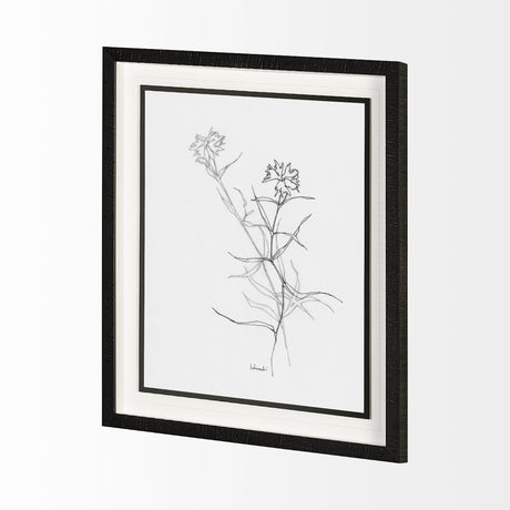 Arrangement II by Hiraki a Framed Art Print Matted under Glass by Mercana at Eve Furniture
