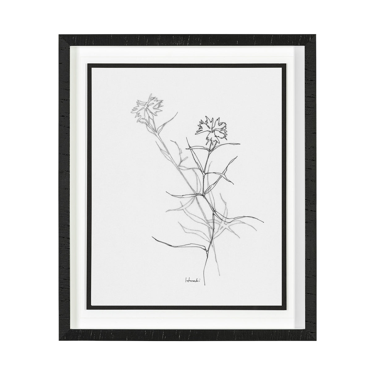 Arrangement II by Hiraki a Framed Art Print Matted under Glass by Mercana at Eve Furniture