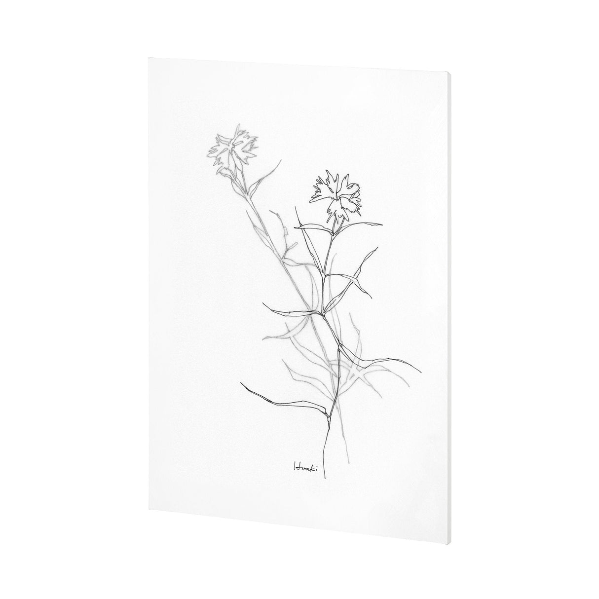 Arrangement II by Hiraki a Hand Embellished Textured Canvas by Mercana at Eve Furniture