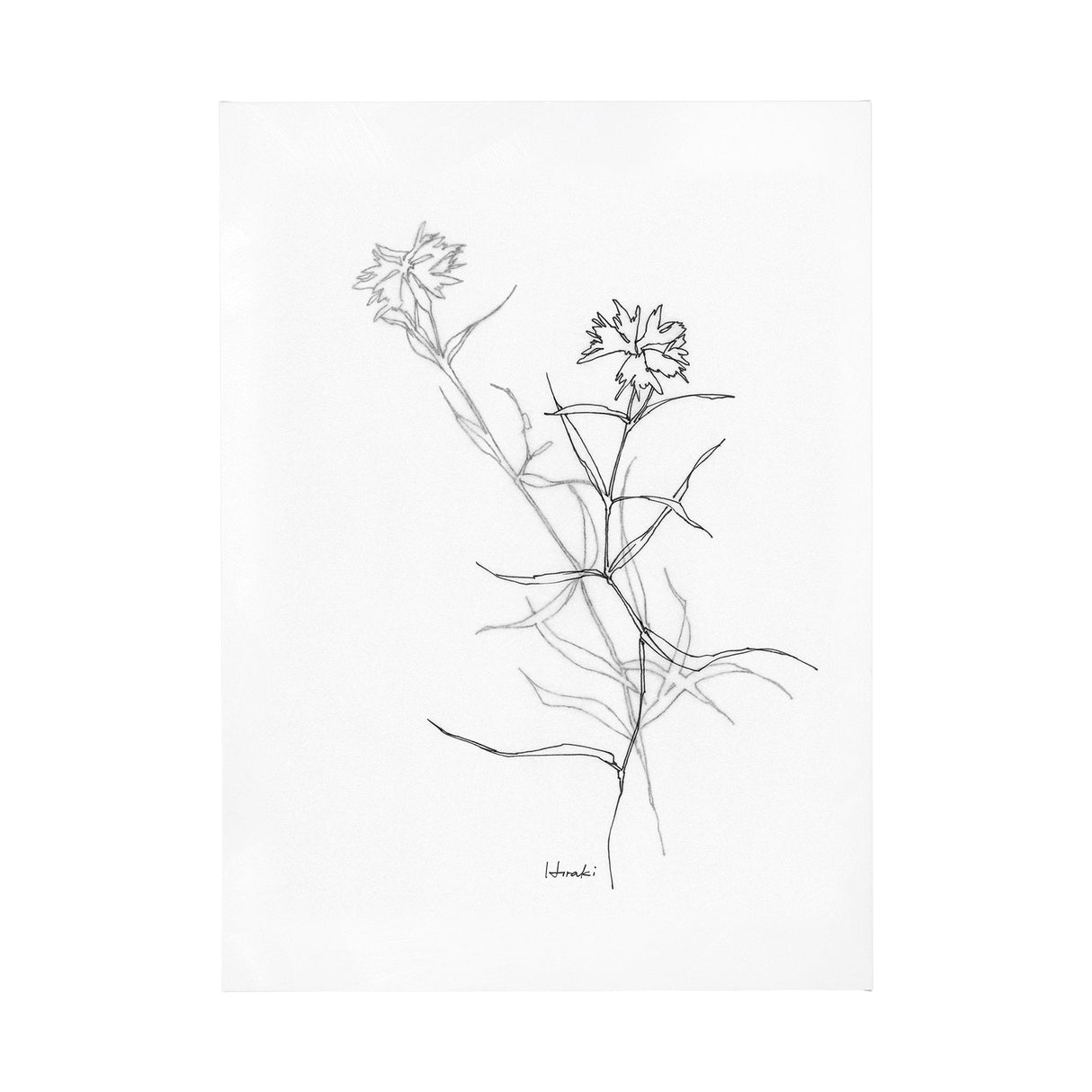 Arrangement II by Hiraki a Hand Embellished Textured Canvas by Mercana at Eve Furniture