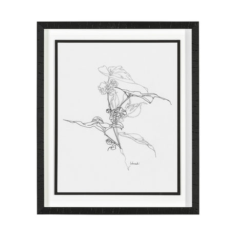 Arrangement III by Hiraki a Framed Art Print Matted under Glass by Mercana at Eve Furniture