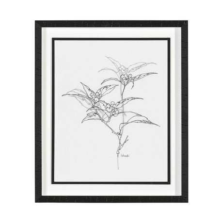 Arrangement IV by Hiraki a Framed Art Print Matted under Glass by Mercana at Eve Furniture