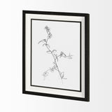 Arrangement V by Hiraki a Framed Art Print Matted under Glass by Mercana at Eve Furniture