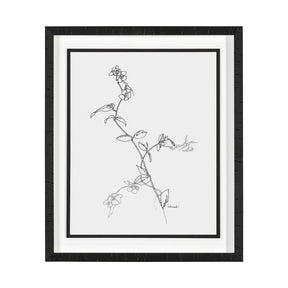 Arrangement V by Hiraki a Framed Art Print Matted under Glass by Mercana at Eve Furniture