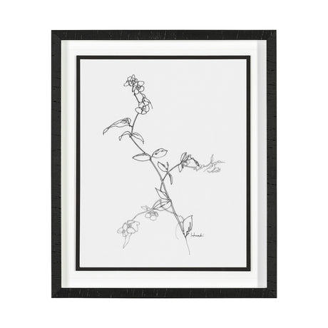 Arrangement V by Hiraki a Framed Art Print Matted under Glass by Mercana at Eve Furniture
