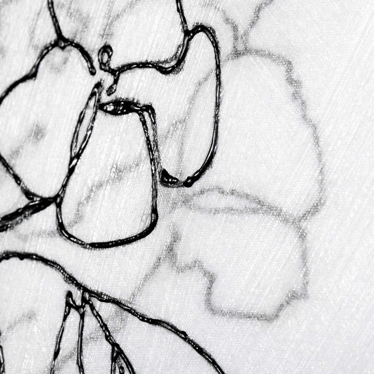 Arrangement V by Hiraki a Hand Embellished Textured Canvas by Mercana at Eve Furniture