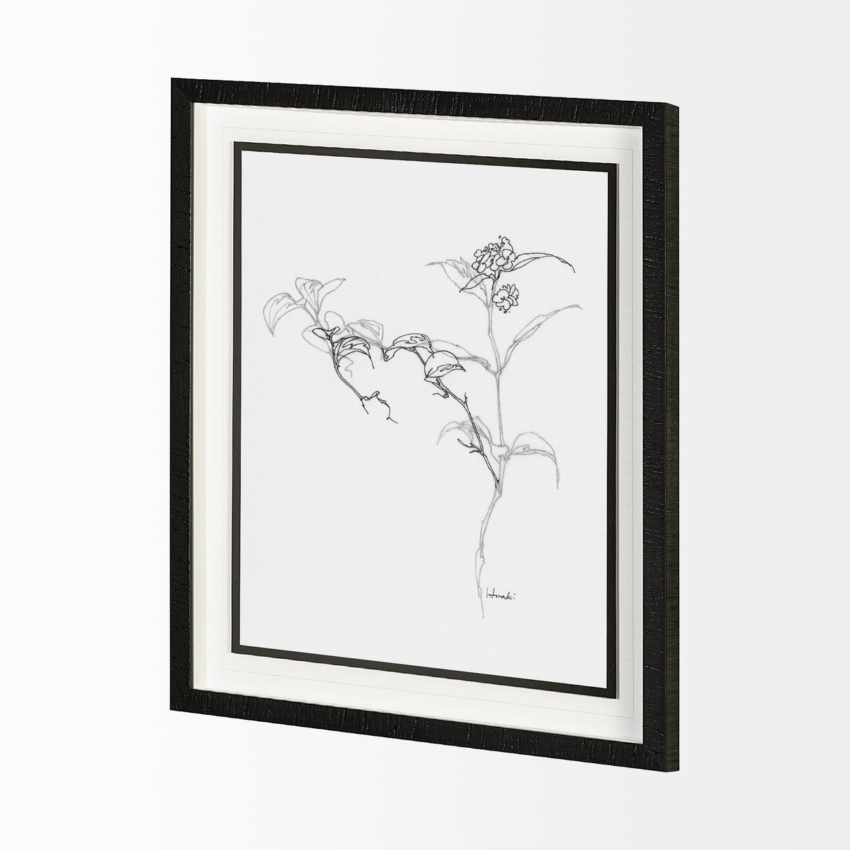 Arrangement VI by Hiraki a Framed Art Print Matted under Glass by Mercana at Eve Furniture