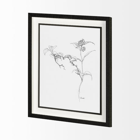 Arrangement VI by Hiraki a Framed Art Print Matted under Glass by Mercana at Eve Furniture