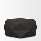 Arreto 36" Hexagonal Hinged Solid Wood Top and Base Coffee Table by Mercana at Eve Furniture