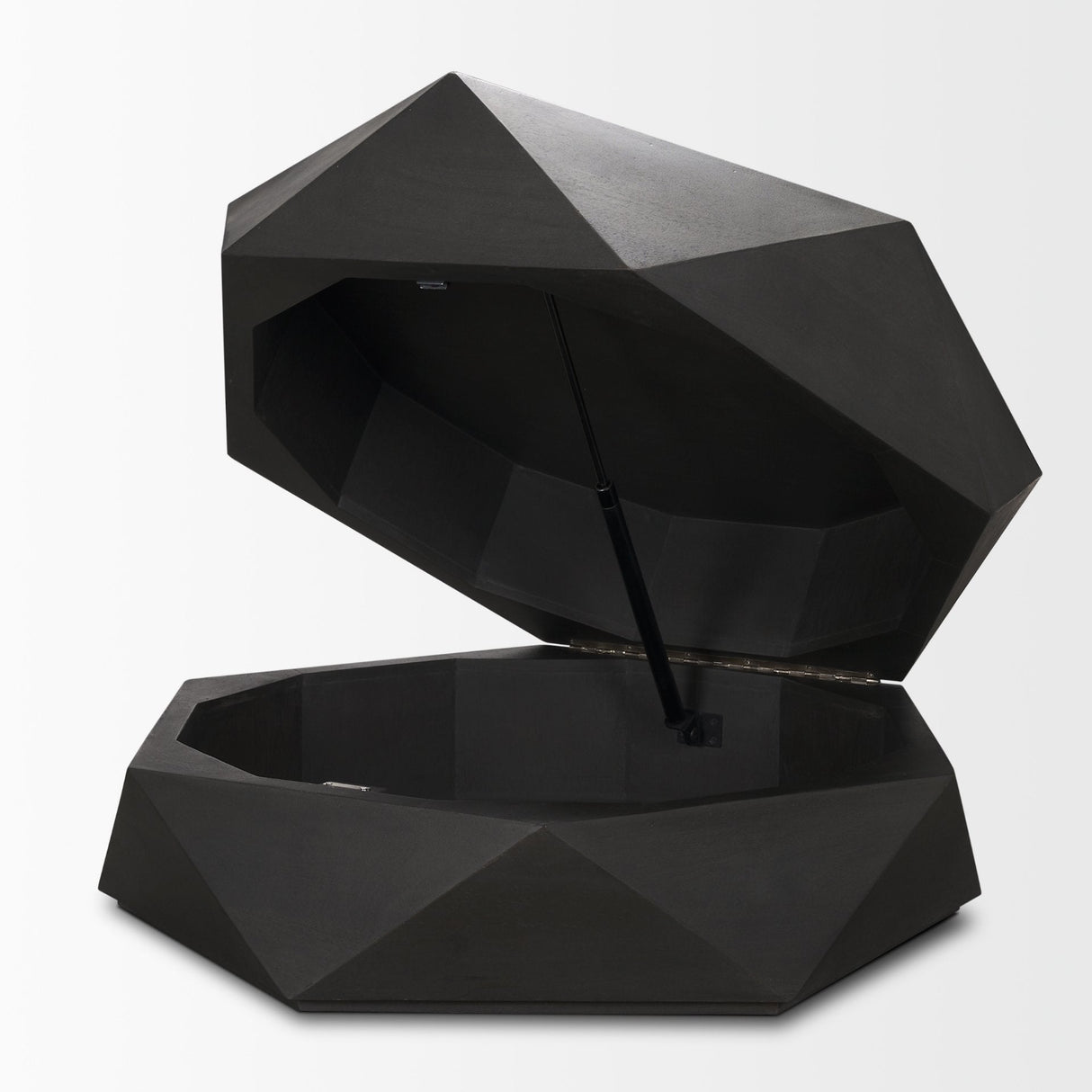 Arreto 36" Hexagonal Hinged Solid Wood Top and Base Coffee Table by Mercana at Eve Furniture