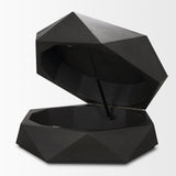 Arreto 36" Hexagonal Hinged Solid Wood Top and Base Coffee Table by Mercana at Eve Furniture
