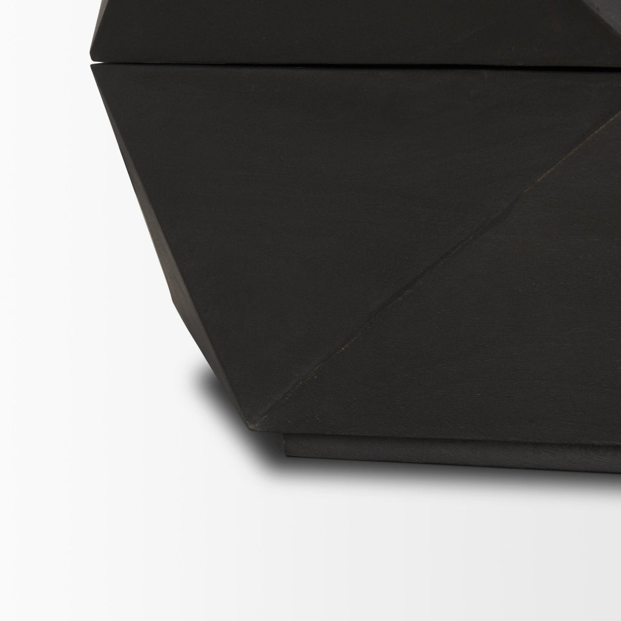 Arreto 36" Hexagonal Hinged Solid Wood Top and Base Coffee Table by Mercana at Eve Furniture