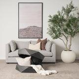 Arreto 36" Hexagonal Hinged Solid Wood Top and Base Coffee Table by Mercana at Eve Furniture