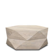Arreto 36" Hexagonal Hinged Solid Wood Top and Base Coffee Table by Mercana at Eve Furniture