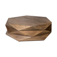 Arreto 48" Hexagonal Hinged Solid Wood Top and Base Coffee Table by Mercana at Eve Furniture