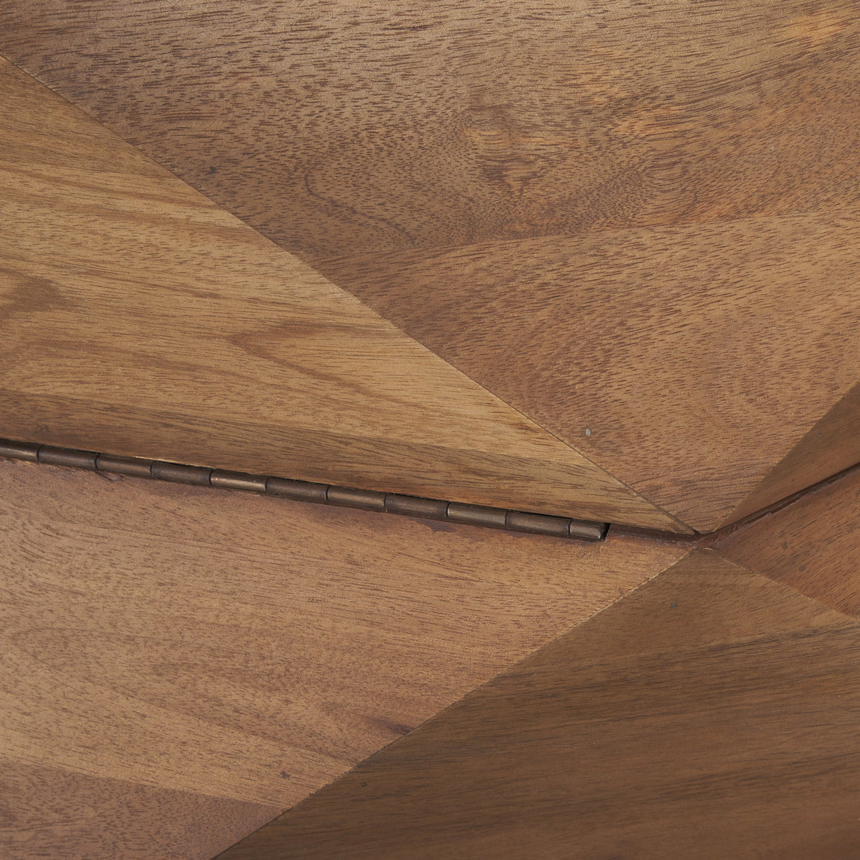 Arreto Hexagonal Hinged Solid Wood Top and Base Coffee Table by Mercana at Eve Furniture
