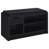 Arrington Black Storage Bench by Coaster at Eve Furniture