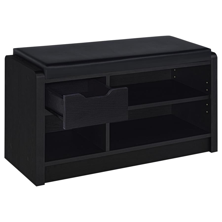 Arrington Black Storage Bench by Coaster at Eve Furniture