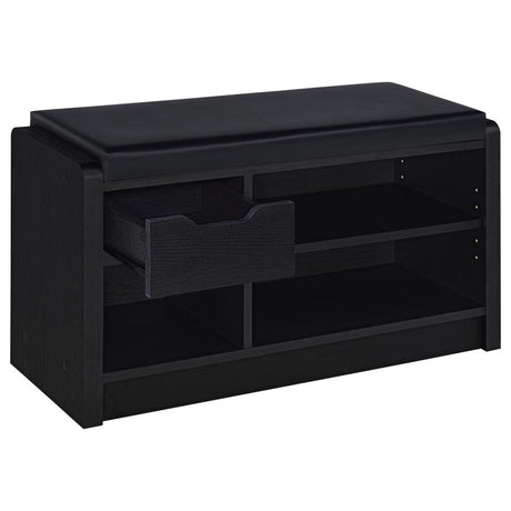 Arrington Black Storage Bench by Coaster at Eve Furniture