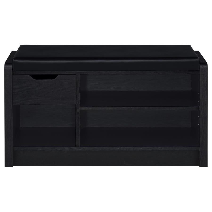 Arrington Black Storage Bench by Coaster at Eve Furniture