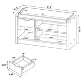 Arrington Black Storage Bench by Coaster at Eve Furniture