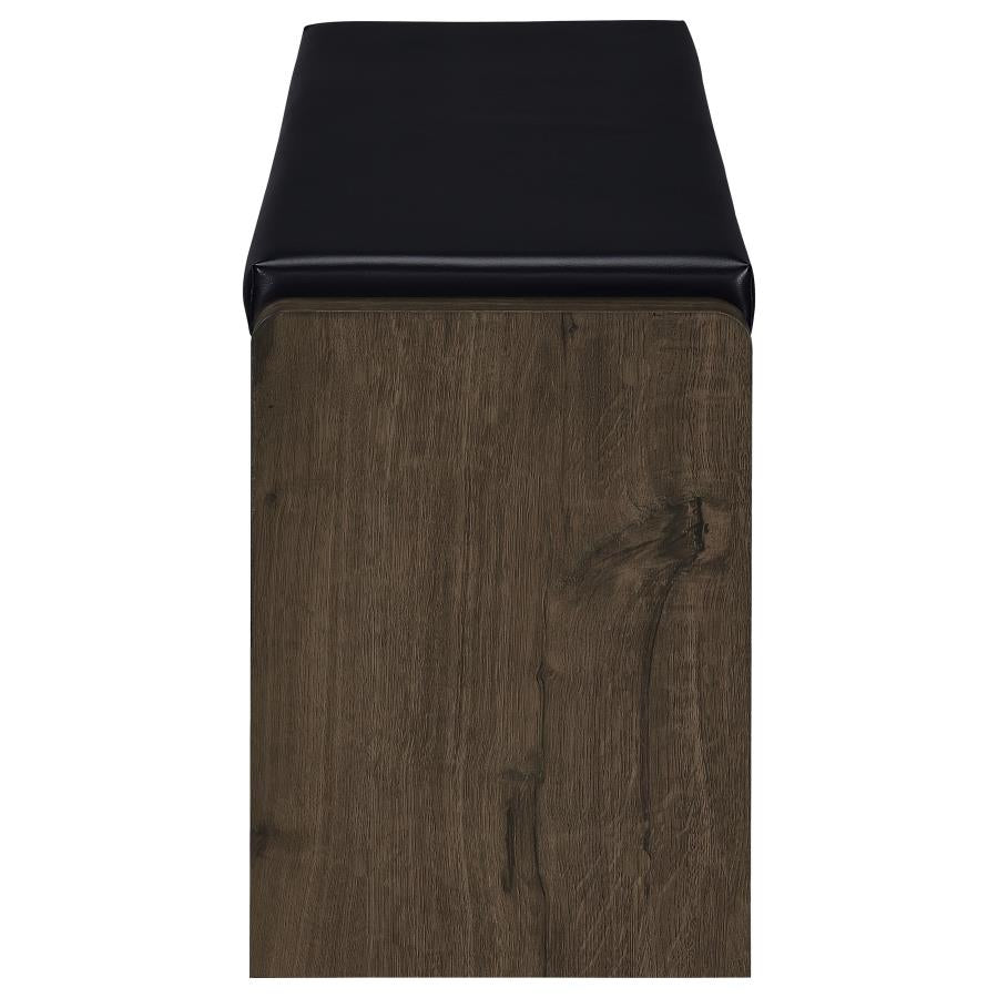 Arrington Smoked Oak Storage Bench by Coaster at Eve Furniture