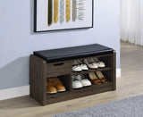 Arrington Smoked Oak Storage Bench by Coaster at Eve Furniture