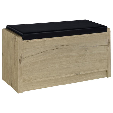 Arrington White Oak Storage Bench by Coaster at Eve Furniture