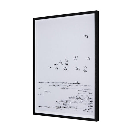 Arriving I by Mercana Studio a Hand Embellished Textured Framed Art Print Matted under Glass by Mercana at Eve Furniture