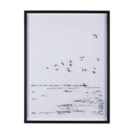 Arriving I by Mercana Studio a Hand Embellished Textured Framed Art Print Matted under Glass by Mercana at Eve Furniture
