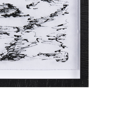 Arriving II by Mercana Studio a Hand Embellished Textured Framed Art Print Matted under Glass by Mercana at Eve Furniture