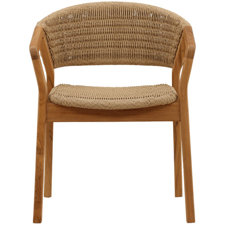 Arrow Outdoor Dining Chair, Natural by Dovetail at Eve Furniture