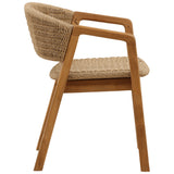 Arrow Outdoor Dining Chair, Natural by Dovetail at Eve Furniture