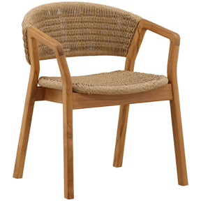 Arrow Outdoor Dining Chair, Natural by Dovetail at Eve Furniture