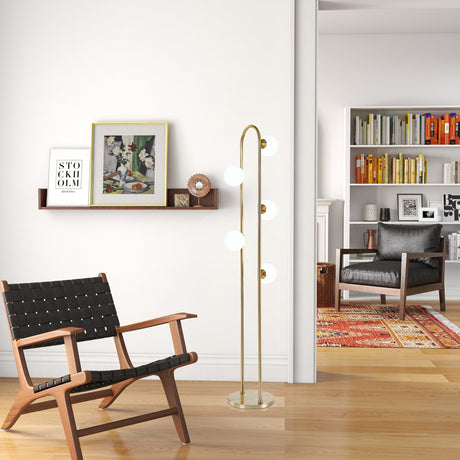 Artema Floor Lamp with WHITE by Ashcroft Furniture at Eve Furniture