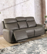 Artemia Gray Power Reclining Sofa & Loveseat by Furniture of America at Eve Furniture
