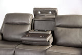 Artemia Gray Power Reclining Sofa & Loveseat by Furniture of America at Eve Furniture
