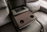 Artemia Gray Power Reclining Sofa & Loveseat by Furniture of America at Eve Furniture